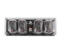 KiraKira Kit d'horloge rétro IN12 Nixie à monter soi-même, horloge tube lumineux avec effet lumineux RVB