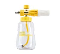 KiraKira Lance à mousse à neige réglable pour lave-linge, pot de mousse de 1 L avec buse rotative, lavage et détails de voiture