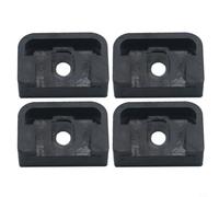 KiraKira Lot de 4 coussinets d'amortissement de vibrations pour climatiseur robuste, antidérapants pour extérieur - Réduction du bruit, base de support stable pour systèmes AC mini divisés et centraux