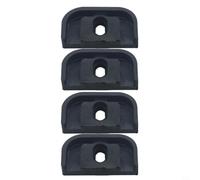 KiraKira Lot de 4 coussinets d'amortissement de vibrations pour climatiseur robuste, antidérapants pour extérieur - Réduction du bruit, base de support stable pour systèmes AC mini divisés et centraux