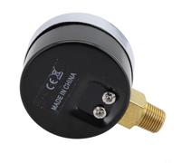 KiraKira Manomètre basse pression 40 mm 0-30 PSI 0-2 bar avec filetage 1/8 NPT, support radial pour compteur en acier inoxydable pour carburant, air, huile, gaz, eau