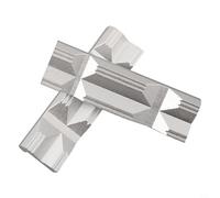 KiraKira Paire de mâchoires magnétiques en forme de V en alliage d'aluminium CNC 10,2 cm ou 20,3 cm