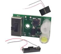 KiraKira Panneau de contrôle solaire vert 1,2 V avec panneau 2 V et boîte de lumières LED extérieures