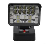KiraKira Projecteur LED 18 V pour lampe torche 18 V Li-, 30 W haute lumens lampe de travail avec interrupteur tente travaux de réparation en plein air