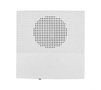 KiraKira Sonnette électronique filaire CC 12 V, 38 options de musique, haut-parleur 90 dB pour la maison, le bureau, support mural en ABS ignifuge, blanc