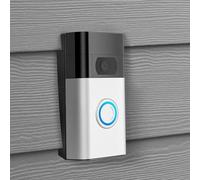 KiraKira Support mural pour sonnette Ring Doorbell Pro Plus 2, 3, 4, support de sonnette vidéo à angle réglable, boîtier en ABS robuste et résistant aux intempéries, noir