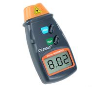 KiraKira Tachymètre photoélectrique portable avec affichage LCD clair, compteur de tours numérique sans contact 2,5-99999 pour les ingénieurs d'appareils de mesure fiables