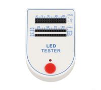 KiraKira Testeur de segment LED 2 broches et 4 broches Ampoules Piranha 2-150 mA pour portée, appareil portable avec contrôle de luminosité clair
