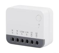 KiraKira ZBMINIR2 pour interrupteur ZigBee pour contrôle d'éclairage, 10 pour ampères 120 V, petit facteur compatible avec/pour eWeLink/pour Assistant, prend en charge les commutateurs externes