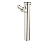 KIRCHHOFF KIRCHHOFF Tube plongeur siphon, chrome, 1 1/4"x 3/4"Tx 200x 32mm avec raccord lave-linge Quantité:1