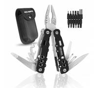KIRKJUBØUR® "Hödur" Outil multifonction 14 en 1 en acier inoxydable Taille :taille unique