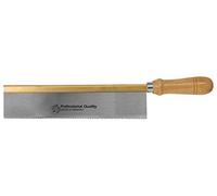 Kirschen 4150250 Scie à dos droite pour ébénistes, Argent/Laiton/Beige, 250 mm