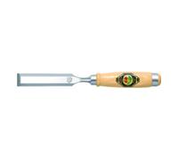 Kirschen Ciseau à bois 1001016 – 16 mm, 2 viroles en acier, manche hêtre blanc – 1 pièce