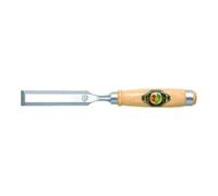 KIRSCHEN Burin Kirschen 6 mm avec 2 viroles acier manche en hêtre blanc Quantité:1