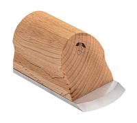 Kirschen, Ciseaux à bois + rabot, Handhobel Flatfix 95x50x4,5 mm rund (50 mm)