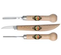 Kirschen Linolschnitt Set 3tlg - Gru?ndel 3370 GaiÃüfuÃü 3371 Messer 3363 3450000