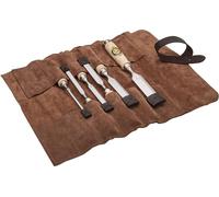 Jeu de ciseaux à bois Kirschen 6 pcs. étui en cuir 6-10-12-16-20-26