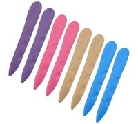 KIRZAX 8 gommes colorées pour enfants, stylo gomme cube, gomme à effacer pour enfants avec rainures, design ergonomique, zone de préhension naturelle, convient pour le matériel scolaire