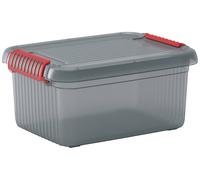 KIS 237490 Boîte de rangement K Latch empilable (l x H x P) 390 x 180 x 290 mm gris fumé, translucide 1 pc(s)