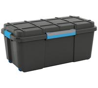 KIS 241507 Boîte de rangement Scubba empilable (l x H x P) 780 x 350 x 395 mm gris-bleu, noir 1 pc(s)