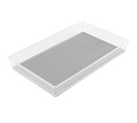KIS SISTEMO 9 Organizer pour tiroir 39 x 24 x 5 cm transparent/gris 10018-A94