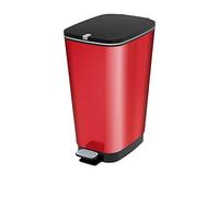 Poubelle à Pédale - Chic Bin Style - 42,5 L - Rouge - KIS