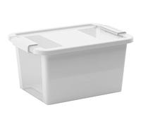Kis 8452000 0594 01 Bi Box Boîte de Rangement Plastique Gris/Transparent 11 L