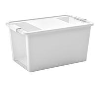 Kis 8454000 0594 01 Bi Box Boîte de Rangement Plastique Gris/Transparent 40 L