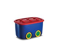 Kis 8630000 0008 04 Funny Box Boîte de Rangement Plastique Bleu/Rouge 46 L