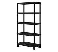 Etagère de rangement - KETER - Plus Shelf Tribac 90/5 - 5 tablettes - Noir