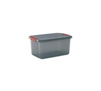KIS 237047 Boîte de rangement K Latch empilable (l x H x P) 590 x 280 x 390 mm gris fumé, translucide 1 pc(s)