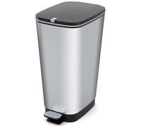 KIS CHIC BIN L 45L Poubelle a pédale 29 x 44,5 x 60,5 cm steel