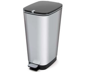 KIS CHIC BIN L 45L Poubelle a pédale 29 x 44,5 x 60,5 cm steel