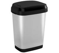 KIS DUAL SWING BIN STYLE M 25L Poubelle basculante 26 x 37,5 x 48,5 cm steel