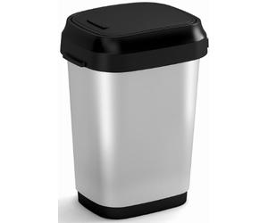 KIS DUAL SWING BIN STYLE S 10L Poubelle basculante 19 x 25 x 32 cm steel