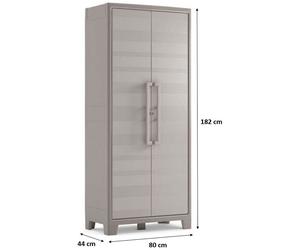 KIS GULLIVER HAUTE Armoire de rangement 80x44x182cm beige