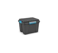 KIS Boîte de rangement Scubba 237440 empilable 495 x 340 x 390 mm gris-bleu, noir 1 pc