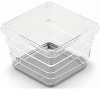 KIS SISTEMO 1 Organizer pour tiroir 7,5 x 7,5 x 5 cm transparent/gris 10010-A94