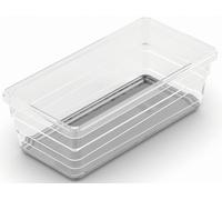 KIS SISTEMO 2 Organizer pour tiroir 15 x 7,5 x 5 cm transparent/gris 10011-A94