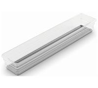 KIS SISTEMO 5 Organizer pour tiroir 37,5 x 7,5 x 5 cm transparent/gris 10014-A94
