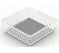 KIS SISTEMO 6 Organizer pour tiroir 15 x 15 x 5 cm transparent/gris 10015-A94