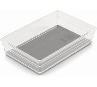 KIS SISTEMO 7 Organizer pour tiroir 22,5 x 15,5 x 5 cm transparent/gris 10016-A94