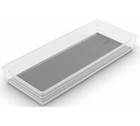 KIS SISTEMO 8 Organizer pour tiroir 37,5 x 15 x 5 cm transparent/gris 10017-A94