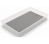 KIS SISTEMO 9 Organizer pour tiroir 39 x 24 x 5 cm transparent/gris 10018-A94