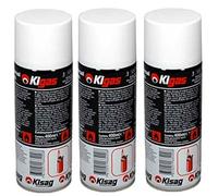Kisag 3 Bouteilles recharge de gaz Kigas avec 5 adaptateurs