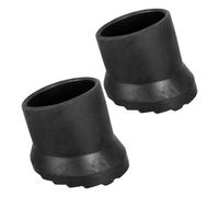 Kisangel 2 embouts antidérapants pour escabeau, protection de sol pour escabeau standard et télescopique, butoirs de sécurité noirs de 4,8 cm de diamètre intérieur