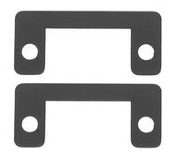 Kisangel 2 plaques de gâche pour verrou de porte - Pêne dormant de sécurité en forme de U - Gâche de serrure en fer - Montage universel pour portes extérieures - Réparations domestiques