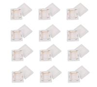 Kisangel 24 Panneaux de Toile à Peindre Blancs 24pcs en Coton Cadres en Bois, Coins Enveloppés, pour Peinture DIY et Artistes