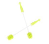 Kisangel 2pièces Lot de Goupillons pour Bouteilles Eau Brosse Nettoyage Manche Long Biberons Tasses Étroites