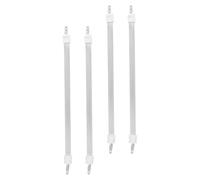 Kisangel 4 Pièces Tube Chauffant en Quartz pour Radiateurs, Élément Chauffant Céramique Blanc Distribution Uniforme de Chaleur et Installation Facile, pour Salons et Chambres